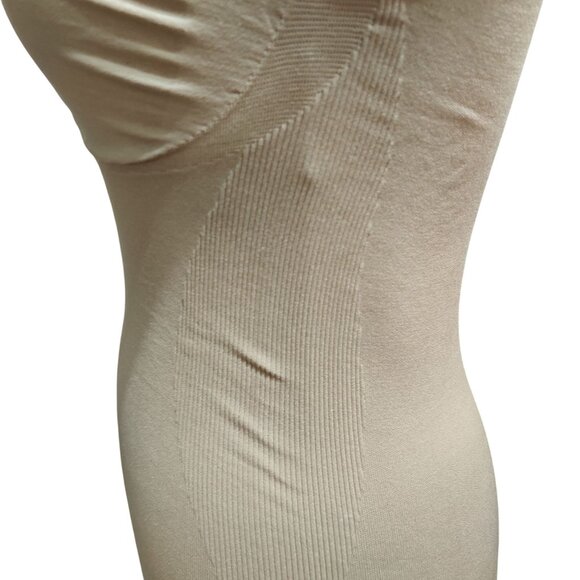 Shapewear 2X Womens Plus Size Tank Top Beige Seamless Compression Tummy Control - Picture 5 of 9
